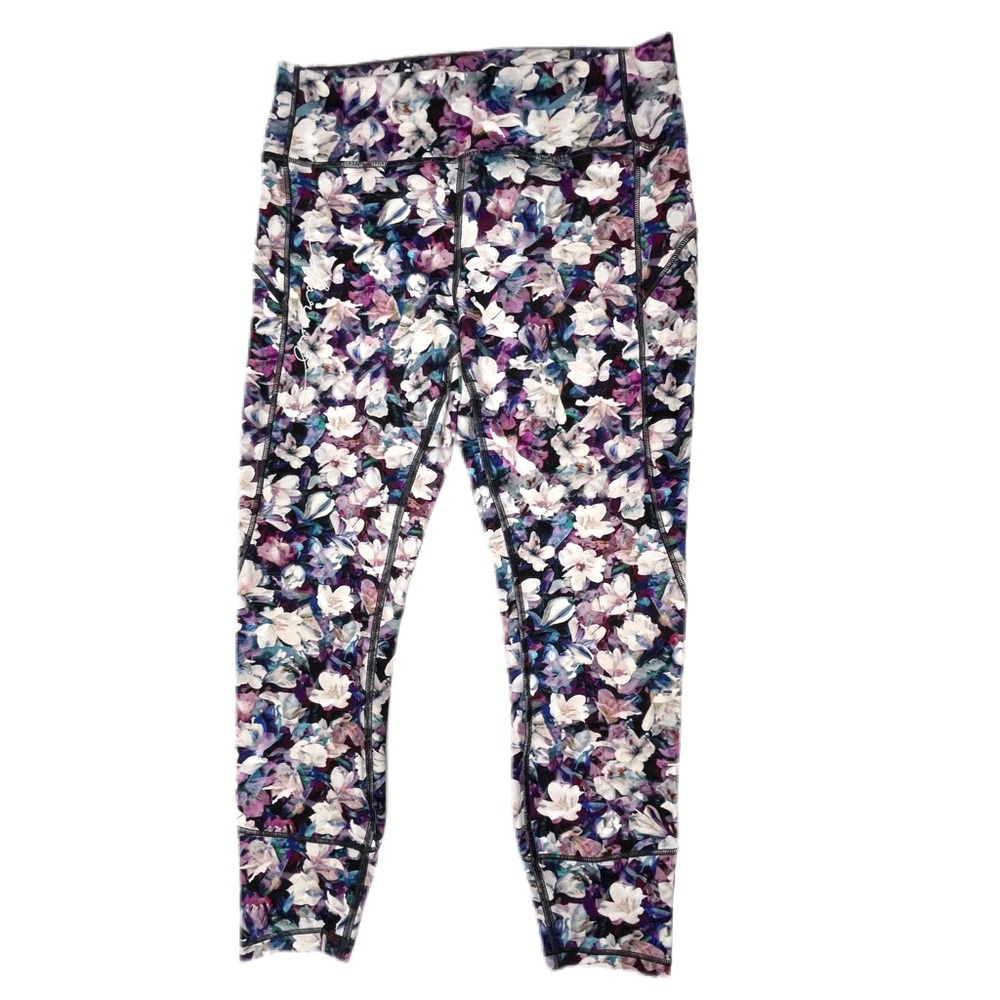 Lululemon Barre3 Floral Leggings SZ 10